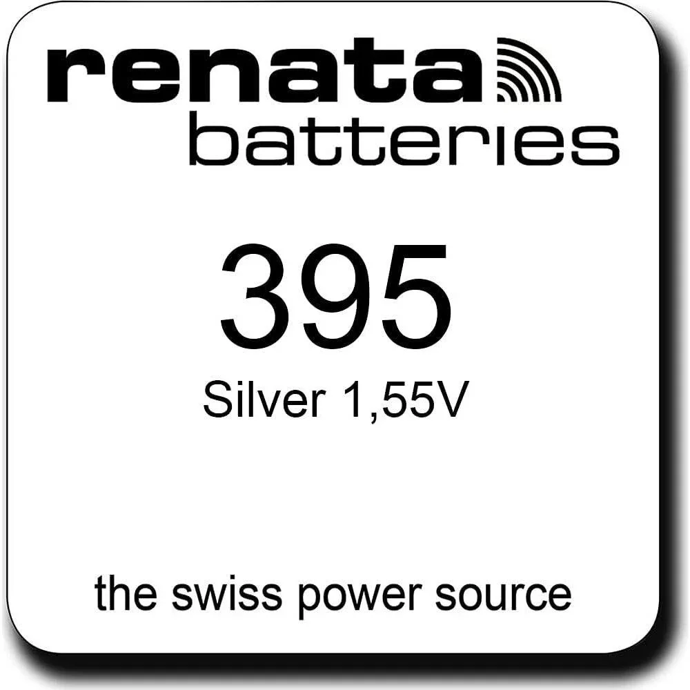 Renata TS-395-10 Silver Oxide Battery - 10 Pack